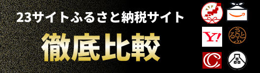 23サイトふるさと納税サイト 徹底比較