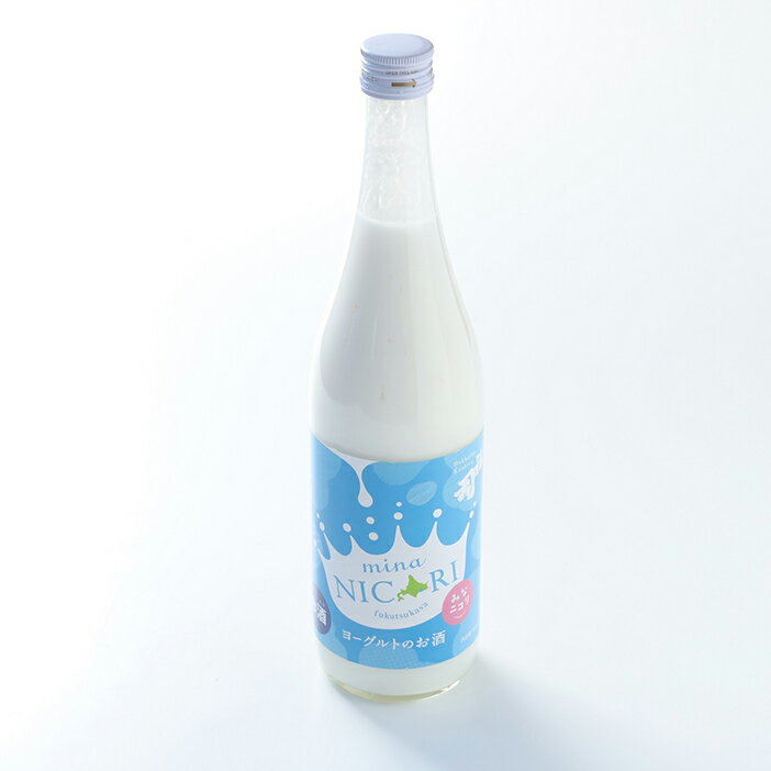 【ふるさと納税】釧路 福司 リキュールヨーグルトのお酒 みなニコリ720ml 北海道 釧路 ふるさと納税 酒 アルコール 福司 F4F-0520 サムネイル2