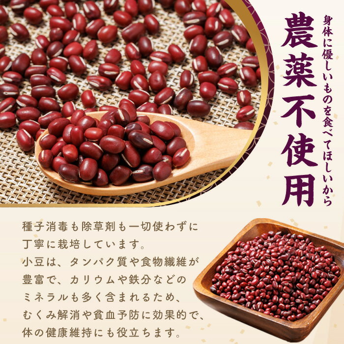 【ふるさと納税】《農薬不使用》 北海道士別市産 小豆 (1kg) 数量限定 国産 北海道産 道産 小豆 豆 【高松農園】 - 画像3