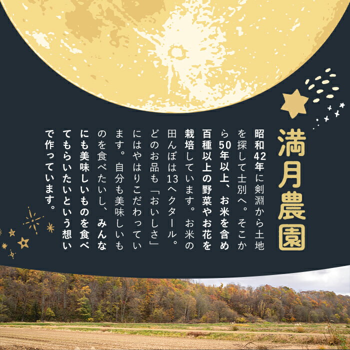 【ふるさと納税】《定期便・令和8年産先行予約！》 北海道 士別市産 満月農園のななつぼし(5kg~10kg・3回 / 6回 / 9回 / 12回 ) 【2026年11月上旬以降発送予定】米 お米 定期便 北海道米 北海道産 ななつぼし 白米 ごはん コメ こめ 満月米 【満月農園】 - 画像2