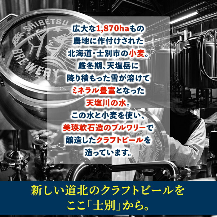 【ふるさと納税】クラフトビール定番3種セット(330ml×3種×各1本) ビール 麦芽 アルコール 瓶ビール 酒 お酒 飲み比べ セット【士別サムライブルワリー】 サムネイル3