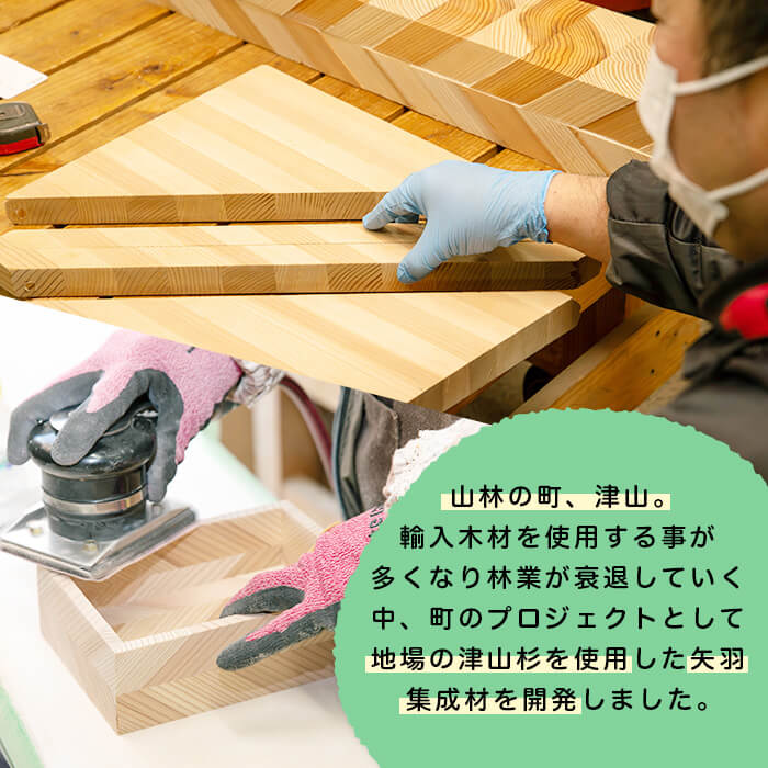 【ふるさと納税】木のマウスパッド ペンスタンド セット 木製 矢羽木工品 矢羽クラフト ペン立て マウスパッド インテリア 文具 雑貨 もくもくハウス【津山木工芸品事業協同組合】tm174 サムネイル3