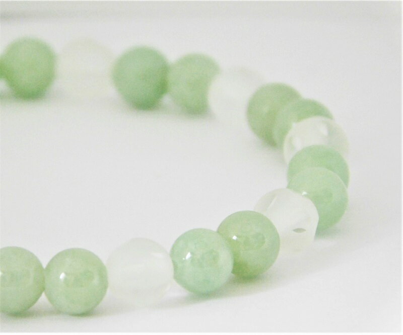 【ふるさと納税】＜ 甲府ジュエリー ＞ ブレスレット レディース アクセサリー 翡翠 成功 繁栄 お守り 水晶 クォーツ 母の日 敬老の日 ギフト プレゼント 贈り物 ラッピング ケース付 k001-103 サムネイル2