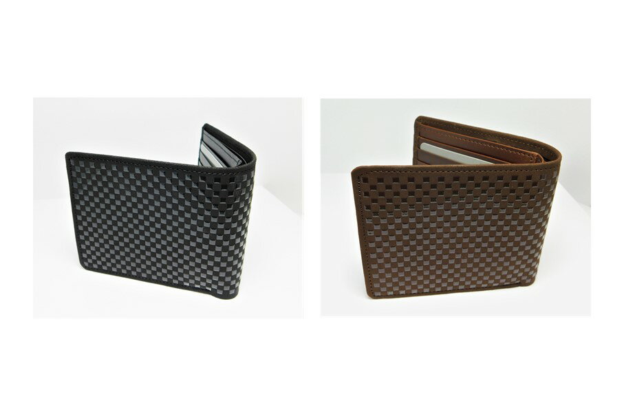 【ふるさと納税】札入 黒 茶 山梨 印伝 革 工芸品 オリジナル ブランド INISHIE いにしえ 甲州印伝 k001-303 サムネイル2