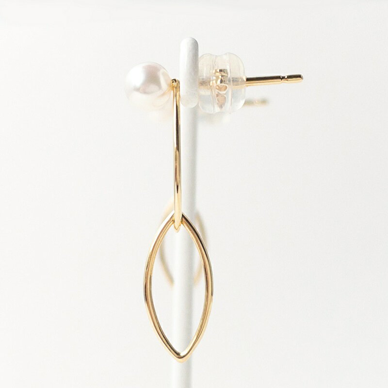【ふるさと納税】＜ 甲府ジュエリー ＞ ピアス アコヤ 真珠 レディース アクセサリー パール K18 イエローゴールド ギフト プレゼント 誕生日 贈り物 ラッピング ケース付 鑑別書付 保証書付 k001-332 サムネイル3