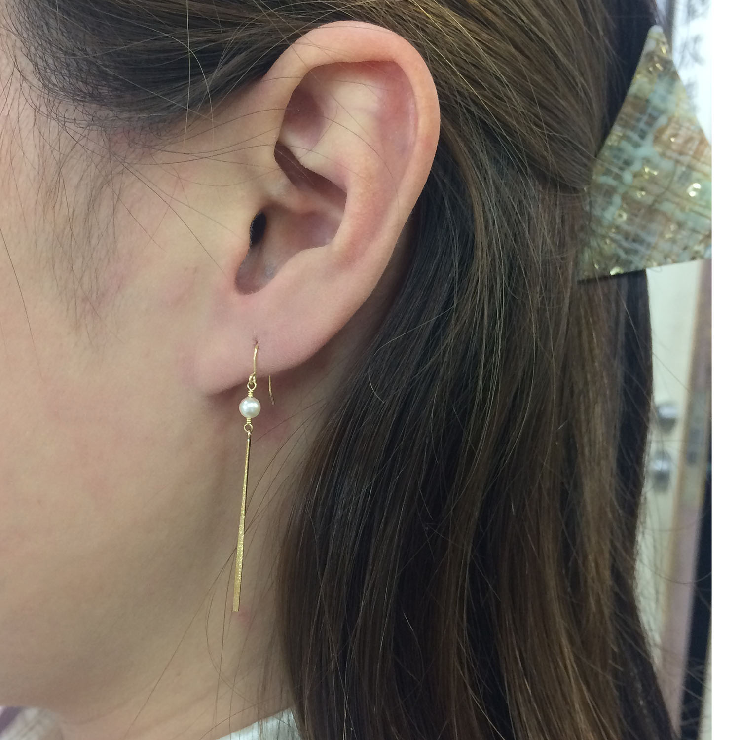 【ふるさと納税】＜ 甲府ジュエリー ＞ ピアス ジュエリー アクセサリー あこや真珠 K18 イエローゴールド ジュエリーケース付 保証書付 k102-042 サムネイル3