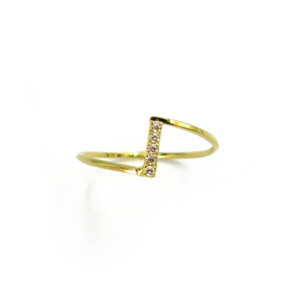 【ふるさと納税】＜ 甲府ジュエリー ＞ リング 指輪 華奢 シンプル レディース アクセサリー K18 イエローゴールド ダイヤモンド 0.03ct ギフト ラッピング プレゼント 贈り物 鑑別書付 保証書付 k115-032 サムネイル2