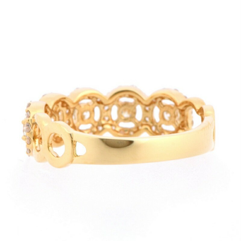 【ふるさと納税】＜ 甲府ジュエリー ＞ リング 指輪 レディース K18イエローゴールド ダイヤモンド ジュエリー アクセサリー 保証書付 k164-004 サムネイル3