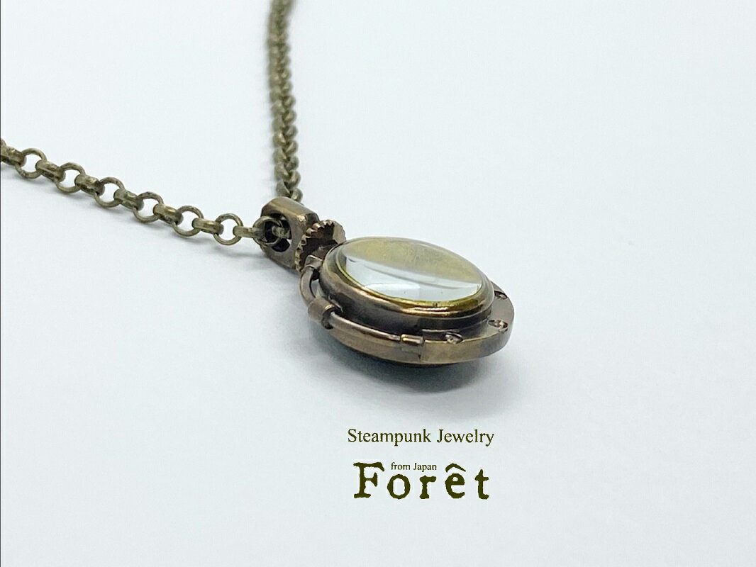 【ふるさと納税】 ペンダント ネックレス アクセサリー スチームパンク ミニ コンパス ジュエリー 羅針盤 方位磁石 方位磁針 プレゼント ギフト サムネイル3