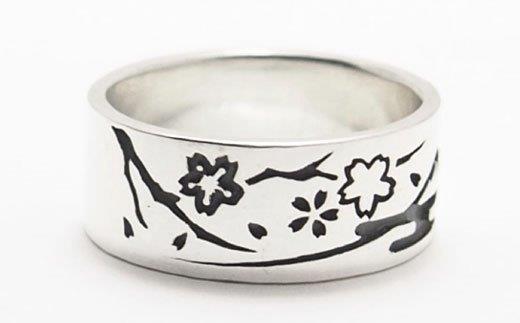 【ふるさと納税】 指輪 メンズ リング シルバー アクセサリー シルバーリング 富士山 和柄 受注生産 オリジナル ハンドメイド 9号〜25号 プレゼント ギフト レディース サムネイル3