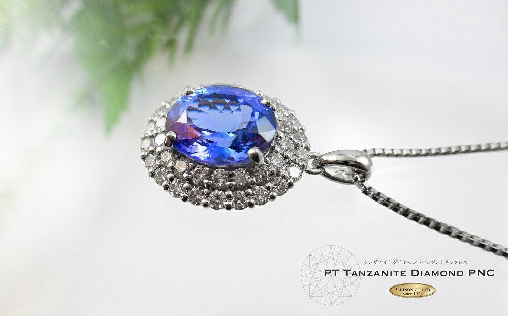 【ふるさと納税】 ネックレス ダイヤモンド ペンダント 4ctUP タンザナイト プラチナ アクセサリー 宝石 山梨 ジュエリー プレゼント レディース 女性 MJ1037 4月 12月 誕生石 誕生日 記念日 ホワイトデー 母の日 ギフト 【宝石鑑別書・品質保証書付き】 サムネイル2