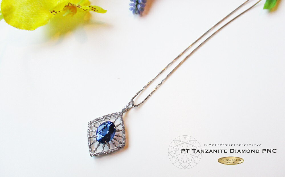 【ふるさと納税】 ジュエリー ネックレス ダイヤモンド タンザナイト ペンダント プラチナ アクセサリー 宝石 プレゼント レディース ギフト 女性 クリスマス ホワイトデー 母の日 4月 12月 誕生石 誕生日 記念日 山梨 【宝石鑑別書・品質保証書付き】 MJ824 サムネイル3