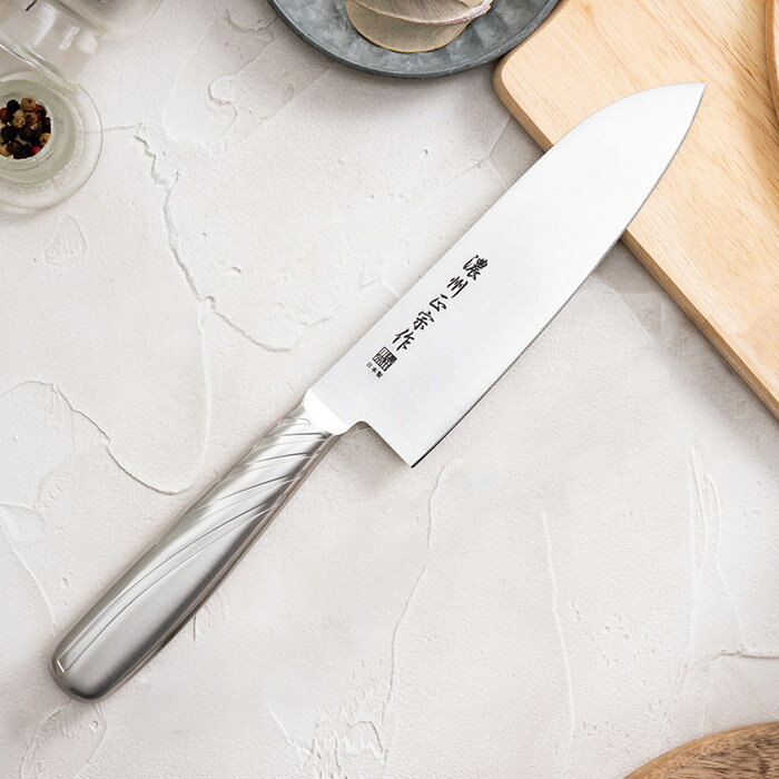 【ふるさと納税】【濃州正宗作　オールステンレス三徳包丁】　継ぎ目のない衛生的なステンレス一体型H5-190 - 画像2