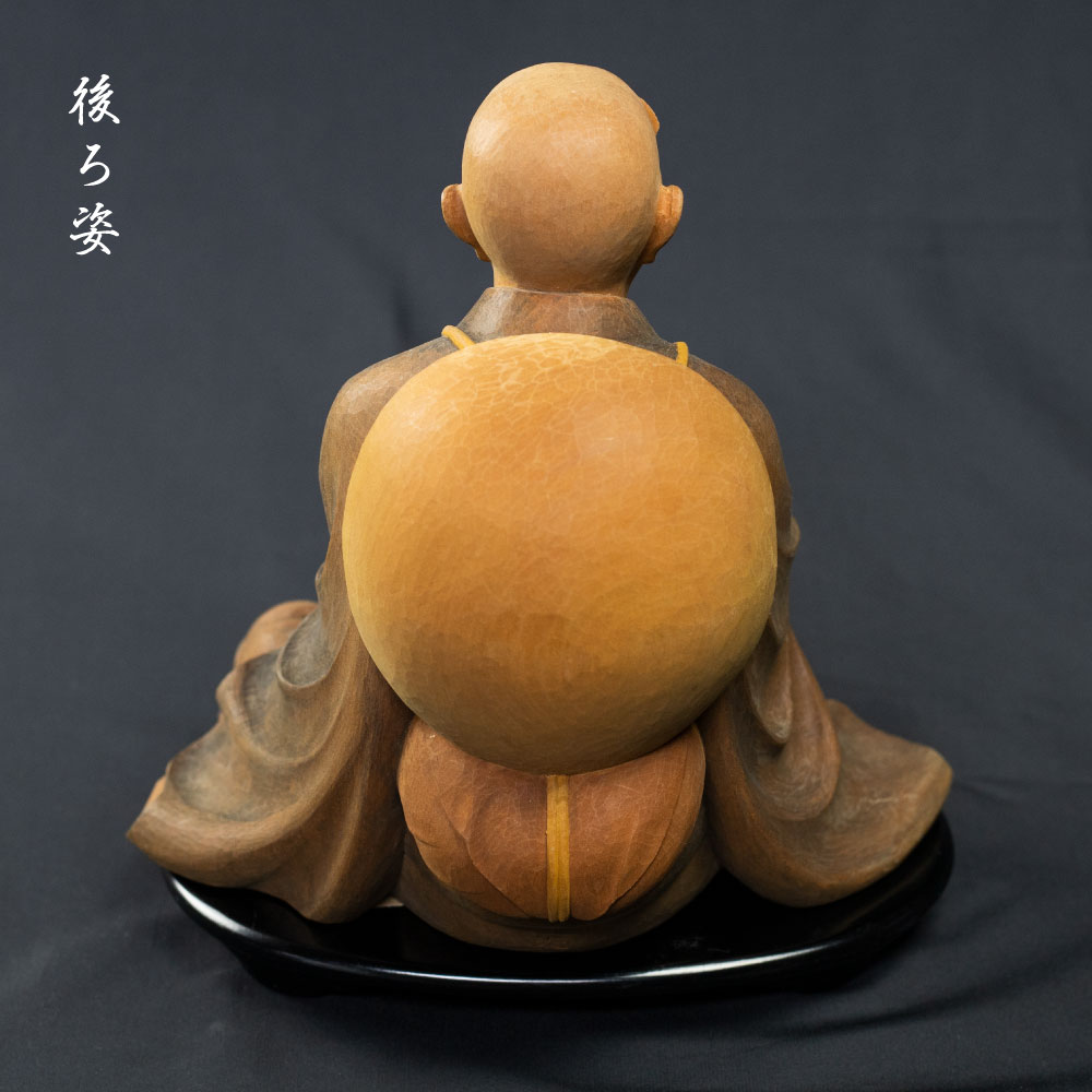 【ふるさと納税】一木造り彫刻 西行法師像 伝統工芸 工芸品 木彫り 彫刻 木製 職人 像 置物[Q699] 1344000円 サムネイル2