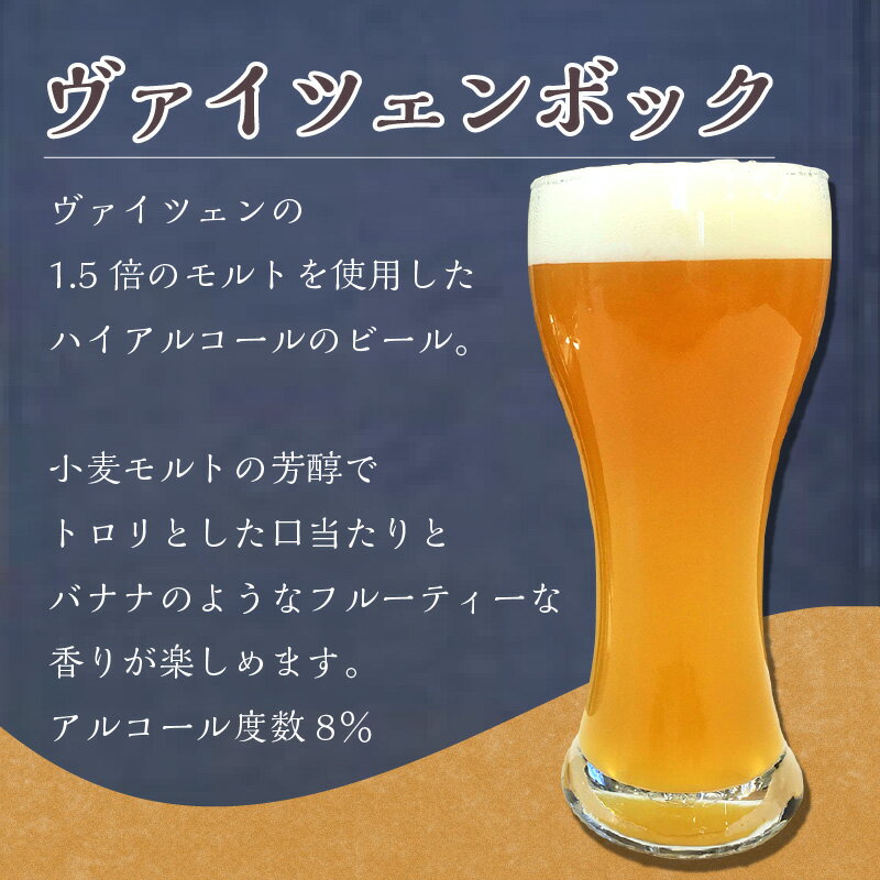 【ふるさと納税】KIX BEER ヴァイツェンボック6本セット【配送不可地域：北海道・沖縄・離島】 サムネイル3