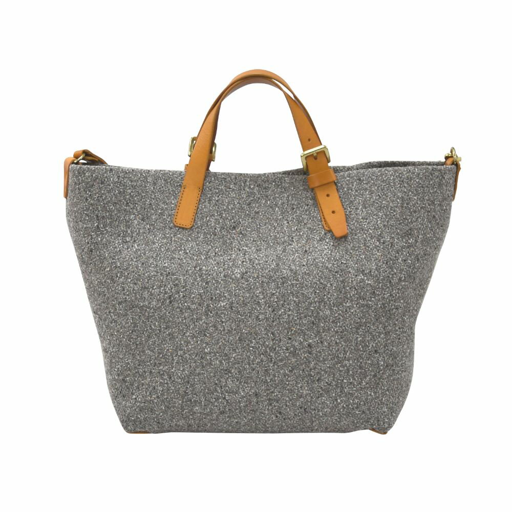 【ふるさと納税】豊岡鞄 THYMEBUCKS CALDO トートM（Lグレー×イエロー）/ タイムバックス カルド トートバッグ ショルダーベルト付き レディース メンズ バッグ サムネイル3