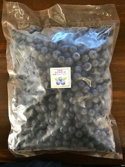 【ふるさと納税】【加工に最適／冷凍】淡路島 馬回集落のブルーベリー 1kg サムネイル2