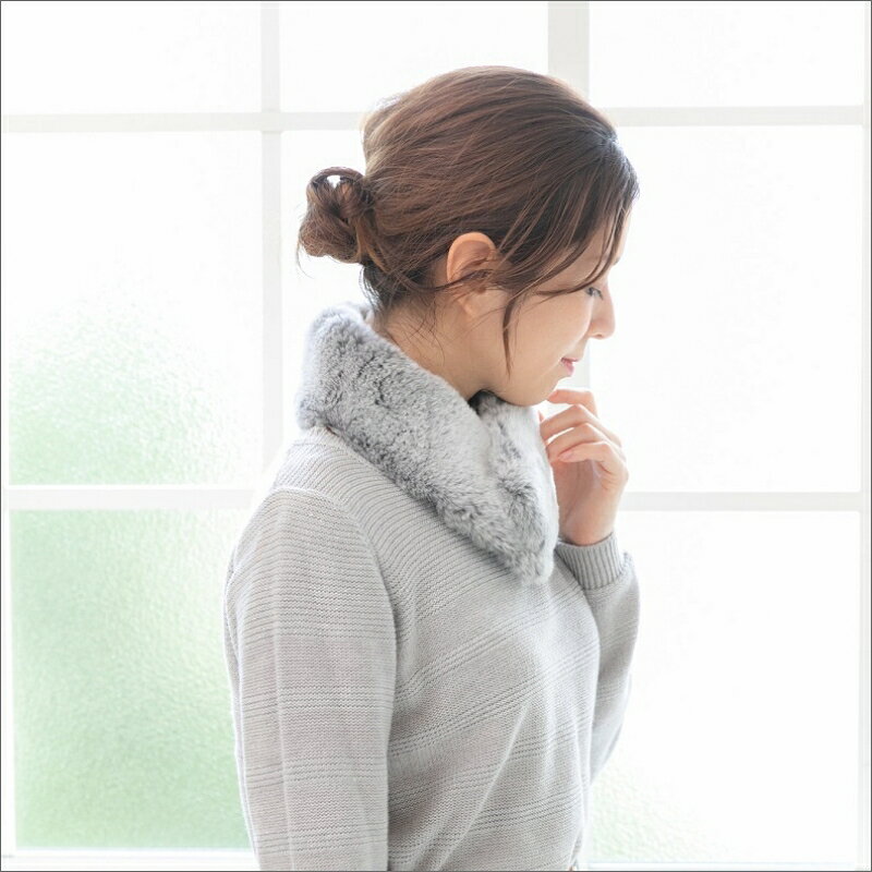 【ふるさと納税】レッキスラビット スノートップ染めチョーカー グレー サムネイル3