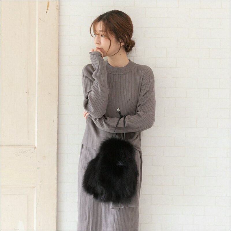 【ふるさと納税】コロンとしたフォルムが魅力！フォックス巾着バッグ サムネイル3