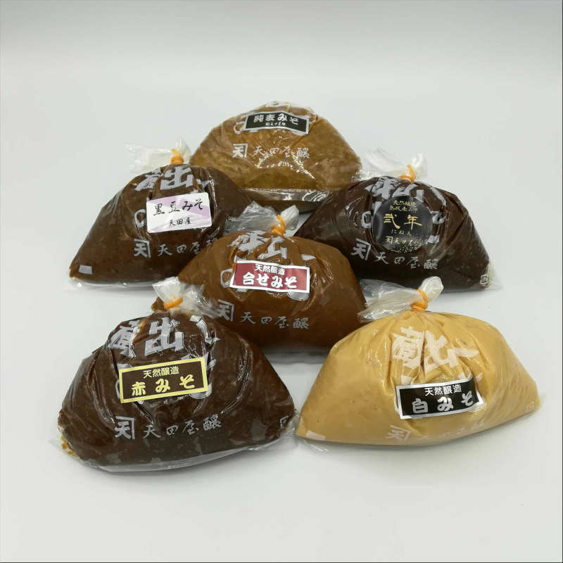 【ふるさと納税】天田屋　味噌詰め合わせ（500g×6種類＝3.0kg） サムネイル3