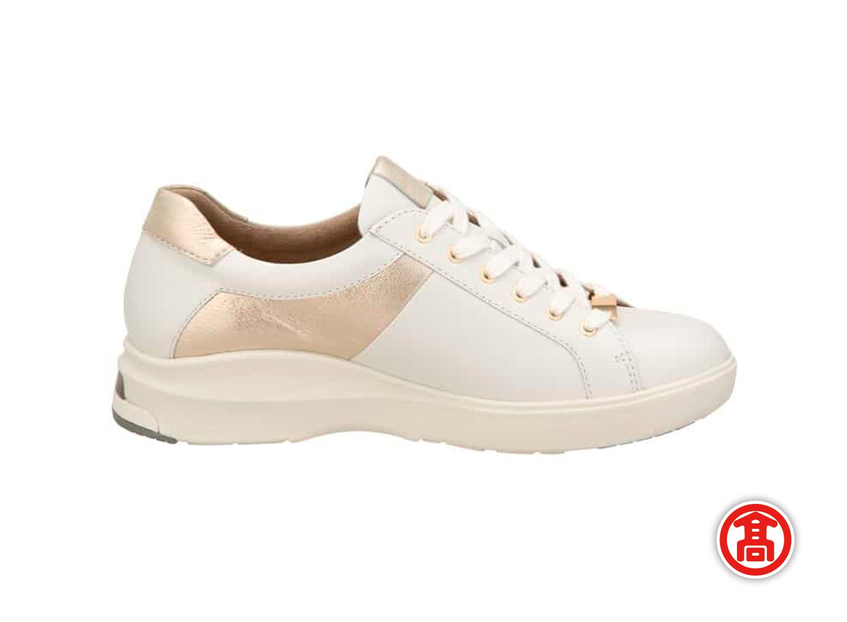 【ふるさと納税】＜サイズが選べる＞＜ペダラ＞レディーススニーカー 1212A198(カラー：ホワイト×リッチゴールド(フィルム加工)・サイズ：22.0～24.5cm) 境港市 靴 くつ シューズ カジュアル スニーカー 歩きやすい アシックス【T-SAK-AA6】【米子高島屋選定品】 サムネイル3