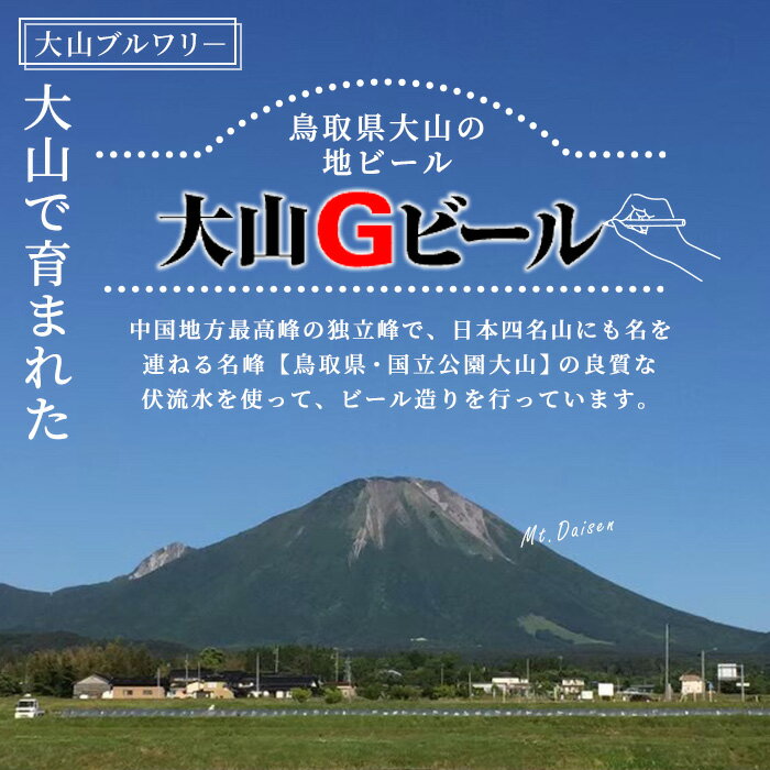 【ふるさと納税】＜選べる2セット＞大山Gビール・大山ハム詰合せ 鳥取県 大山 ビール クラフトビール 地ビール ご当地ビール お酒 アルコール 大山ハム ソーセージ ウインナー ベーコン 肉加工品 家飲み 【T-AX3】【大山ブランド会】 サムネイル2