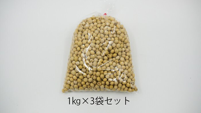 【ふるさと納税】佐賀県みやき町農家岡さんちの大豆ふくゆたか3kg 国産 佐賀県産 家庭用 お取り寄せ 農家直送 送料無料(BE022) サムネイル2