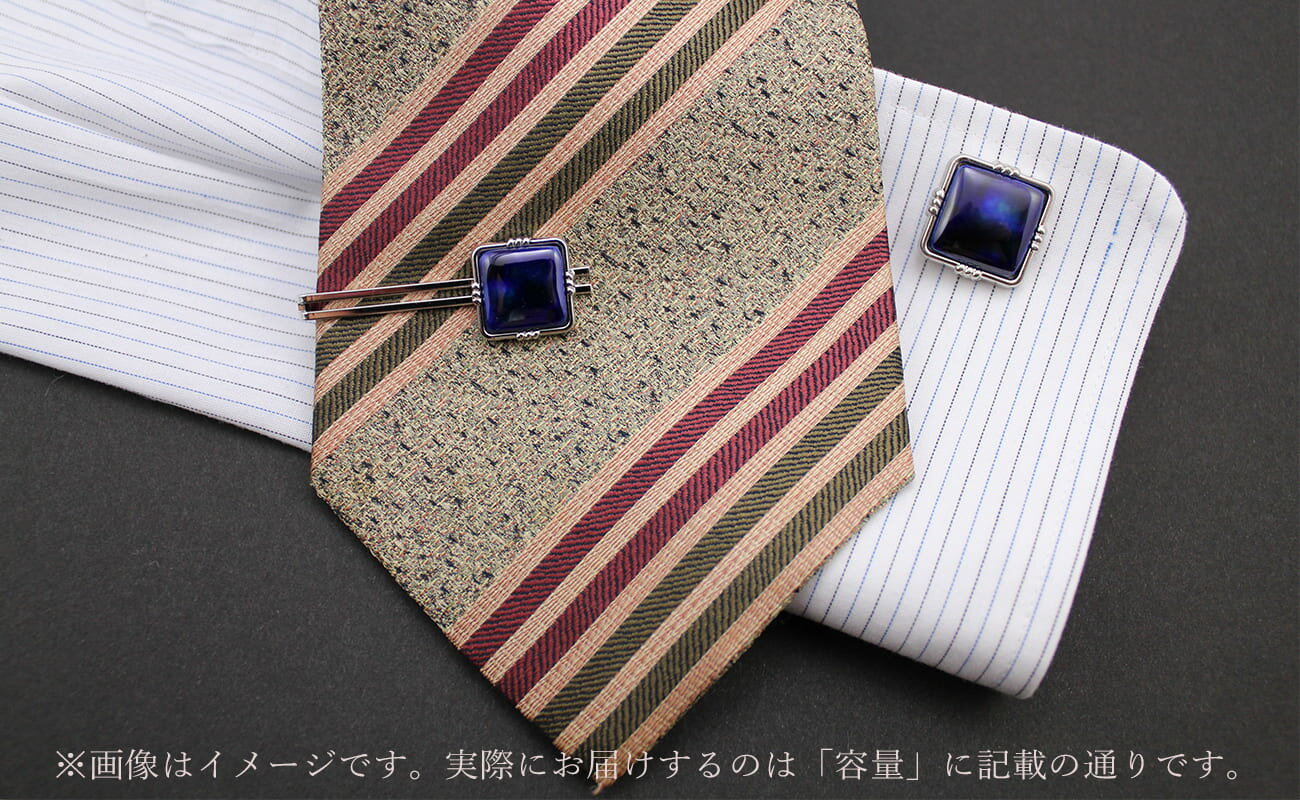 【ふるさと納税】二宮閑山 有田焼タイピン るりブルー A10-176 サムネイル3