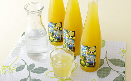 【ふるさと納税】させぼレモン(新種和レモンみよし)果汁100% サムネイル2