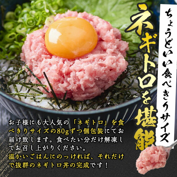 【ふるさと納税】 ＜内容量が選べる＞カスガ水産 ネギトロ(計320g・80g×4パック)または(計640g・80g×8パック) 魚 さかな マグロ まぐろ丼 ネギトロ丼 どんぶり 丼ぶり 小分け 個包装 子供 ごはん おすすめ お取り寄せ グルメ 大分県 佐伯市【DH184・DH207】【(株)ネクサ】 サムネイル3