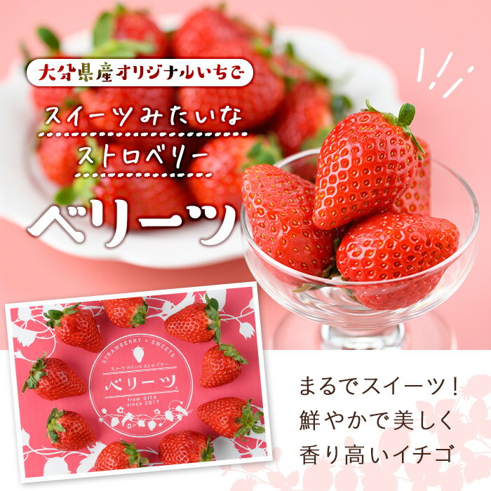 【ふるさと納税】＜先行予約受付中、2026年1月下旬～3月中旬に順次発送予定＞＜数量限定＞ベリーツ いちご (計約560g・280g×2パック) 苺 イチゴ フルーツ 果物 くだもの 果実 ベリーツ【115800300】【大分中央農産】 サムネイル2