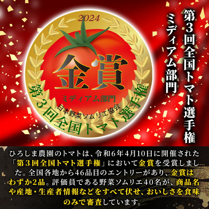 【ふるさと納税】＜先行予約受付開始！2026年3月下旬から順次発送予定＞フルーツトマト(2kg)トマト 野菜 期間限定 数量限定【110000201】【ひろしま農園】 - 画像3