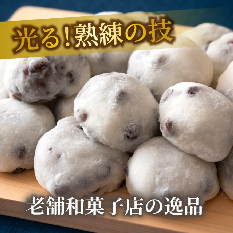 【ふるさと納税】塩豆大福 20個 粒あん 大福 豆大福 お取り寄せ 和菓子 スイーツ 和スイーツ お菓子 お茶うけ おもてなし 甘過ぎずに美味過ぎる 食べ始めると止まらない ギフト 老舗和菓子店 後味サッパリ 送料無料 サムネイル3