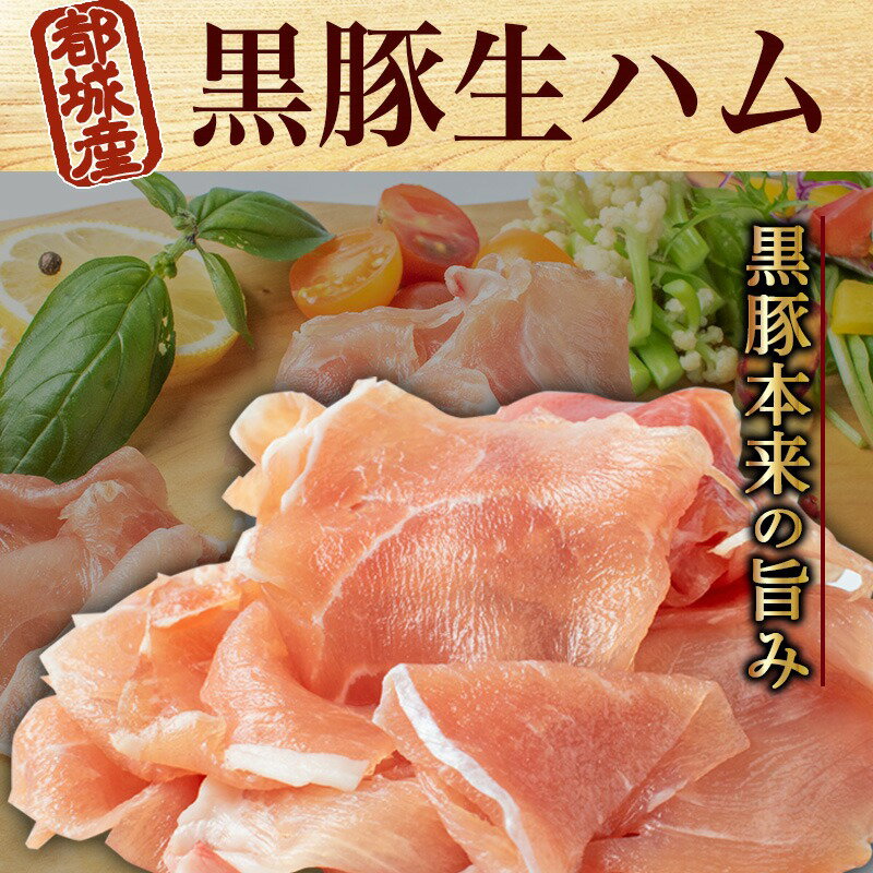 【ふるさと納税】【発送時期が選べる】黒豚生ハム1.4kg - 宮崎県産 豚 生ハム 120g × 12パック 真空 小分け パック 冷凍 都城産 黒豚 豚肉 加工品 食品 つまみ おつまみ 酒のお供 酒の肴 女子会 国産 送料無料 MJ-2519【宮崎県都城市は2年連続ふるさと納税日本一！】 サムネイル2
