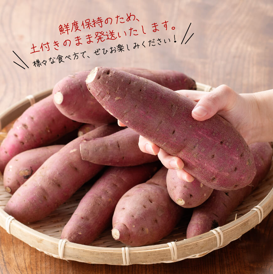 【ふるさと納税】 宮崎県産さつまいも　紅はるか5kg ‐ いも 芋 さつまいも さつま芋 やきいも 焼き芋 スイートポテト きんとん サラダ 手作りケーキ サツマイモ 九州産 宮崎県産 川南町産 送料無料 宮崎 川南 C10005 - 画像3