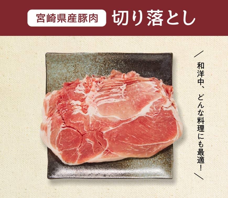 【ふるさと納税】 和洋中、どんな料理にも最適！ 宮崎県産 豚肉 切り落とし 4kg-豚肉 豚 肉 精肉 宮崎県産 九州産 和食 洋食 中華 生姜焼き 炒め物 肉巻きおにぎり 大葉巻き 煮込み料理 野菜巻きにも最適 おうちごはん おうち時間 送料無料 G7520 サムネイル2