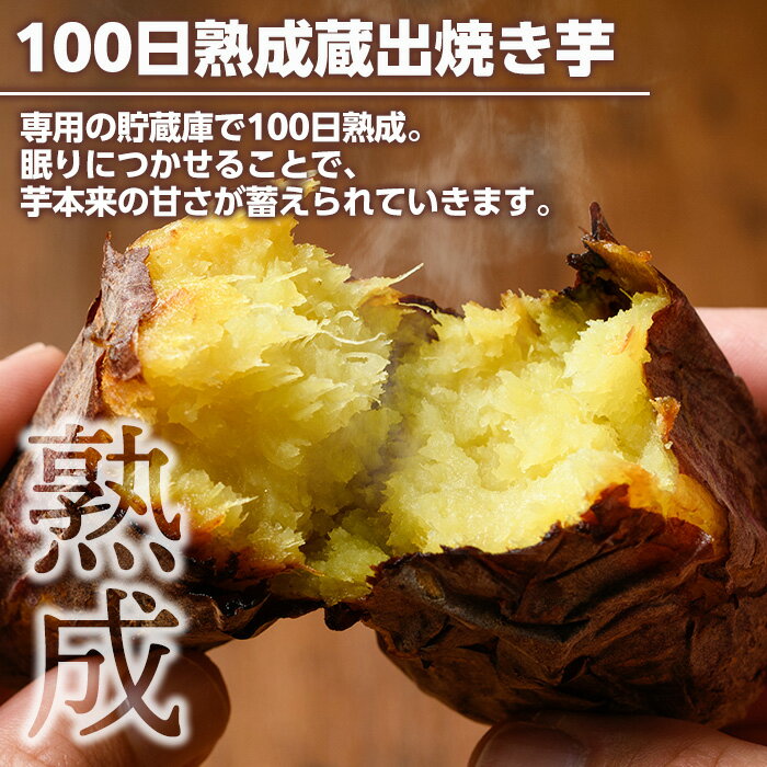 【ふるさと納税】南九州産さつまいも紅はるか使用の冷凍焼き芋(計2kg) 国産 九州産 特産品 熟成 さつまいも サツマイモ 薩摩芋 紅はるか 焼き芋 焼芋 やきいも 冷凍【海連】akn016-05 サムネイル3