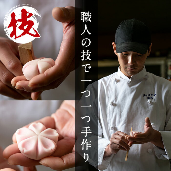 【ふるさと納税】季節の上生菓子セット(10個) お菓子 和菓子 生菓子 四季 ギフト 贈り物 和スイーツ お祝い 個包装 冷凍 【リッチモン松元】 サムネイル3