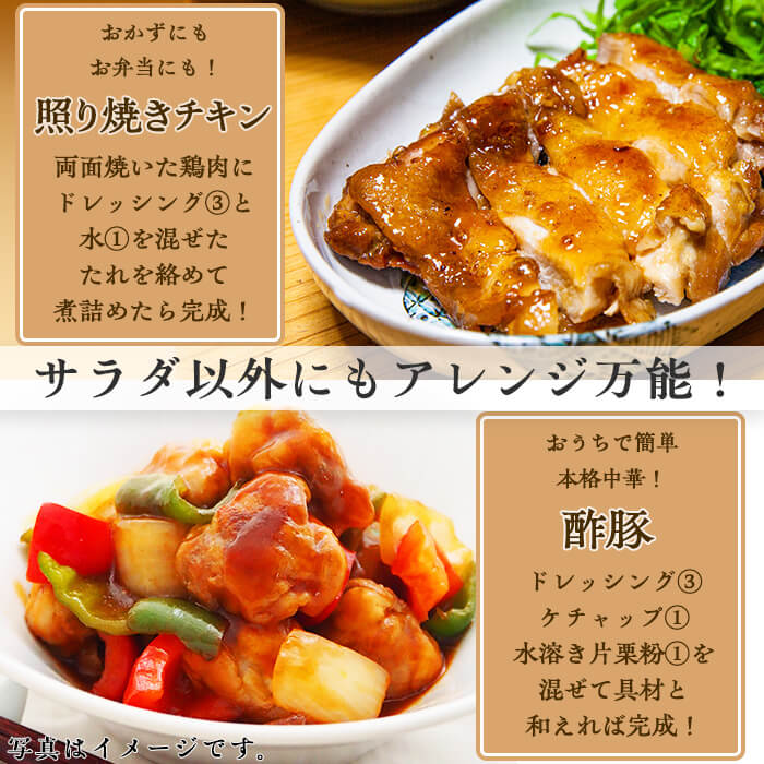 【ふるさと納税】鹿児島黒酢ドレッシング(6本・各350ml)ドレッシング 酢 黒酢 玄米黒酢 アマン【森商店】A1-30126 サムネイル3