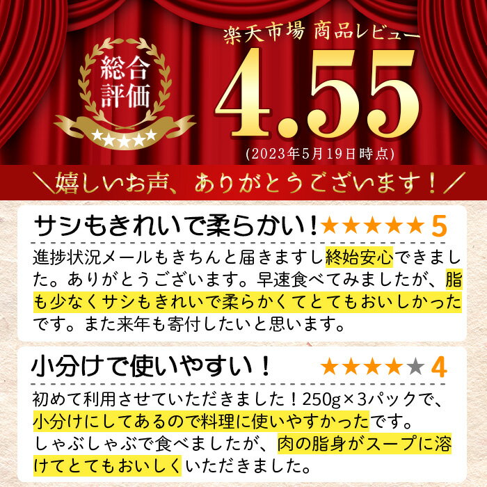 【ふるさと納税】＜配送回数選べる＞鹿児島県産黒毛和牛すきやき・しゃぶしゃぶ用(計750g・250g×3P/計3.75kg・250g×3P×5回)国産 九州産 牛肉 和牛 ブリスケ お肉 おかず すき焼き スキヤキ スライス 肩バラ肉 コウネ 冷凍 小分け 頒布会 定期便【アリラン飯店】 サムネイル2