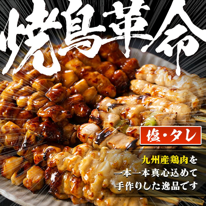【ふるさと納税】＜調理済＞九州産焼鳥セット5種盛合わせ(計36本、約1kg)! 国産 九州産 国産鶏 鶏肉 焼き鳥 焼鳥 やきとり 加工品 惣菜 おかず おつまみ もも ももねぎ とり皮 ぼんじり ひな 冷凍 小分け 味付き 時短【サンクスフーズ】 サムネイル3