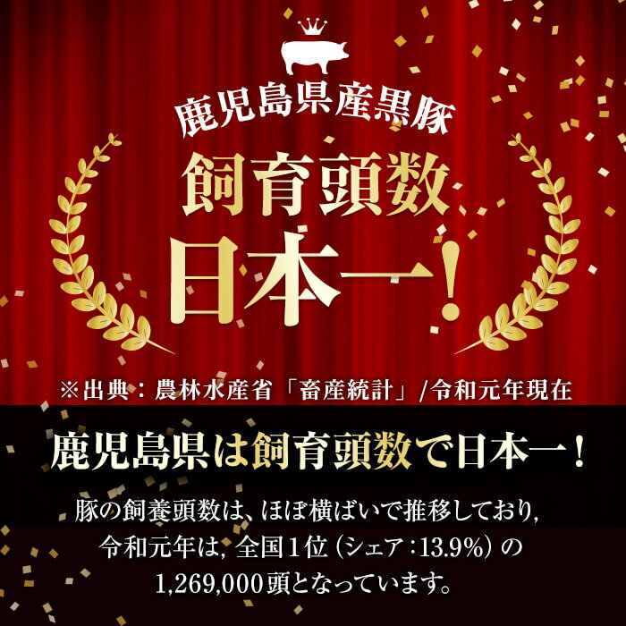 【ふるさと納税】豚の飼養頭数日本一！鹿児島県産黒豚しゃぶしゃぶセット(計800g・肩ロース、バラスライス 各400g) お鍋 冷しゃぶ しゃぶしゃぶ 焼きしゃぶ ロース 豚バラ バラ 小分け 国産 鹿児島県産【ナンチク】a1-088 サムネイル2