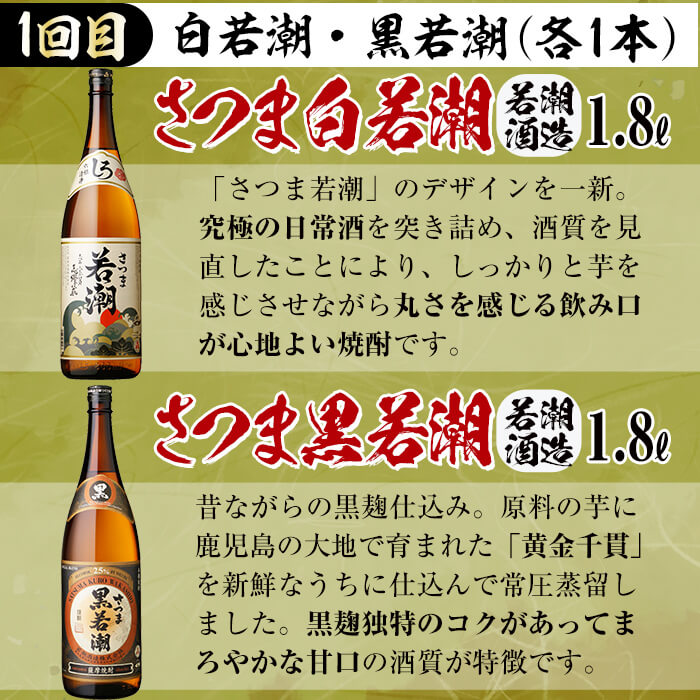 【ふるさと納税】≪定期便・全3回≫酒屋厳選！志布志の本格芋焼酎を飲み比べる志布志焼酎紀行 計10L以上！志布志を代表する3つの蔵元の本格焼酎を味わえるお楽しみ便！ 芋焼酎 いも焼酎 さつま芋 定期便 お湯割り 水割り ロック ストレート 10L 3回【江川商店】t0059-001 サムネイル3