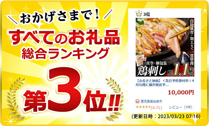 【ふるさと納税】＜発送時期が選べる＞鹿児島の郷土料理 鶏刺し約1.1kg(モモ肉・ムネ肉混合約220g×5P)さしみしょうゆ付き♪ 国産 鹿児島県産 鶏肉 鶏 とり 鳥刺し 刺身 醤油付き 小分け 冷凍 おつまみ おかず 鳥刺 期間限定【中村鶏肉店】 サムネイル2