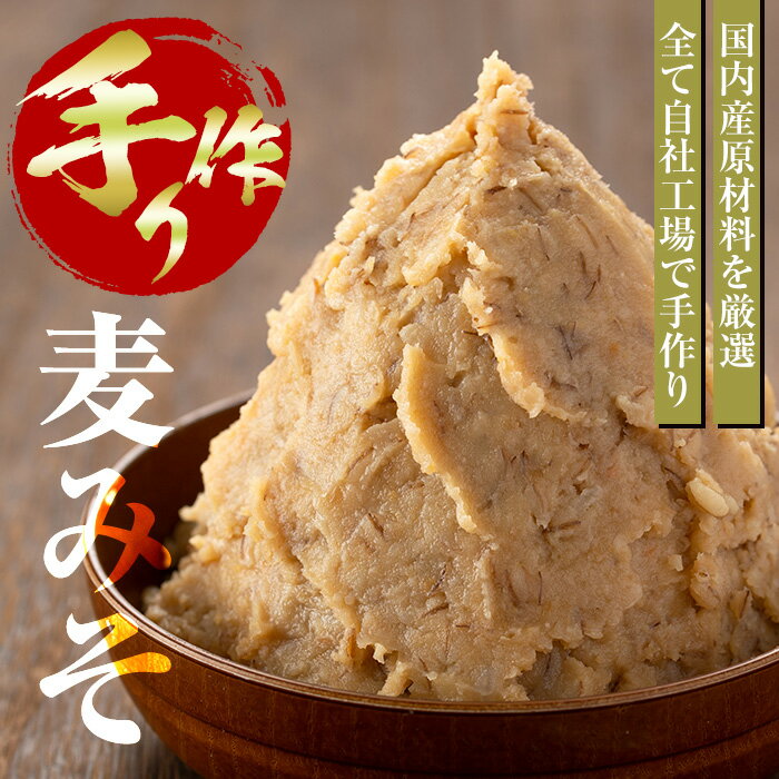 【ふるさと納税】さつまみそ美人(900g×10袋・計9kg) 鹿児島 手作り原材料 麦味噌 むぎみそ 味噌汁 豚汁 昔ながら【Helloさつま】 サムネイル2
