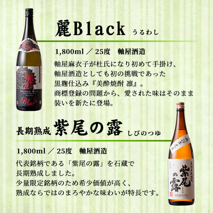 【ふるさと納税】鹿児島芋焼酎 軸屋酒造 飲み比べ4本セット 鹿児島 酒 焼酎 芋焼酎 アルコール さつま芋 飲み比べ セット ギフト【杉元酒店】 サムネイル2