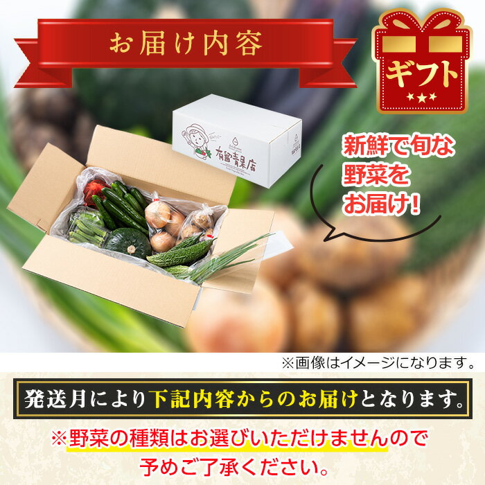【ふるさと納税】自慢の農家×老舗青果店の新鮮でおいしい野菜・おまかせ便(10品) 野菜 セット 詰め合わせ 詰合せ 旬 お野菜【有留青果】【0123608a】 - 画像3