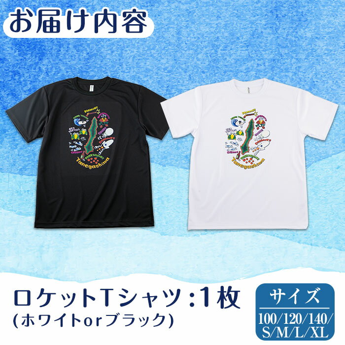 【ふるさと納税】【数量限定】2色から選べる！種子島Tシャツ(1着)鹿児島 種子島 ご当地 衣服 衣類 半袖 おしゃれ オシャレ 選択 吸湿 速乾 ティーシャツ【TEAR DROP】 サムネイル3