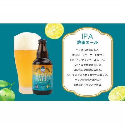 【ふるさと納税】《名護市限定返礼品》道の駅許田オリジナルクラフトビール　6本×1箱 道の駅 許田エール 新 ビール お試し お酒 アルコール 飲料 地ビール 限定品 特産品 オリジナル クラフト 父の日 お祝い シークヮーサー おすすめ 瓶 ビン 宅飲み サムネイル3