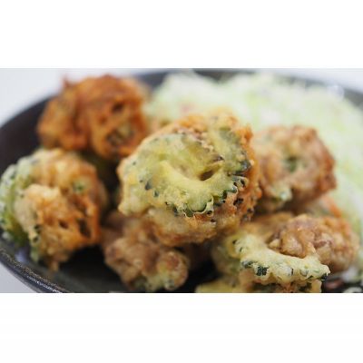 【ふるさと納税】大宜味村産　ゴーヤー3kg以上 沖縄 大宜味村 ゴーヤー ごーや 栄養価 ご当地 人気 ふるさと納税 送料無料 常温 食べ物 野菜 やさい 食物繊維 沖縄料理 おかず アレンジ料理 食品 3キロ サラダ - 画像3